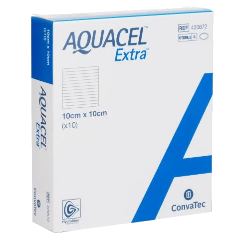 AQUACEL® Extra™ Hydrofiber® Dressing with Strengthening Fibre