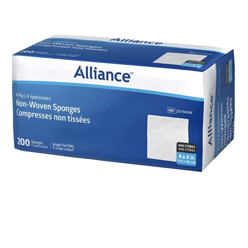 Dusoft® Gauze Sponge, Non-Woven, 4-Ply, Non-Sterile